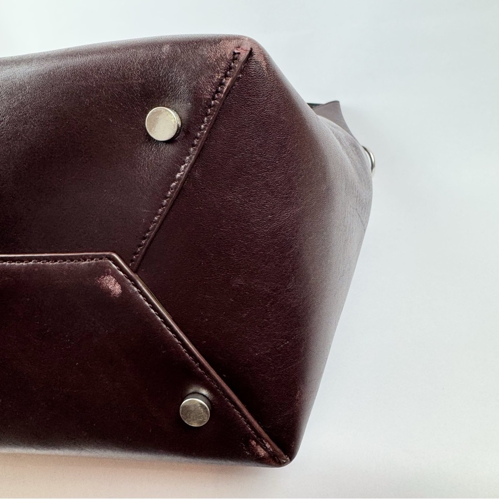 Alexander Wang XL Genesis Box Chain Leather Hobo Shoulder Mahogany - Picture 10 of 13